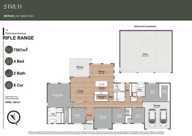 Floorplan of Homely house listing, 11 Poinciana Avenue, Rifle Range QLD 4311