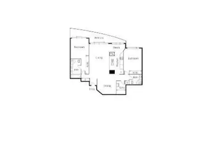 Floorplan of Homely apartment listing, 406/107 Beach Street, Port Melbourne VIC 3207