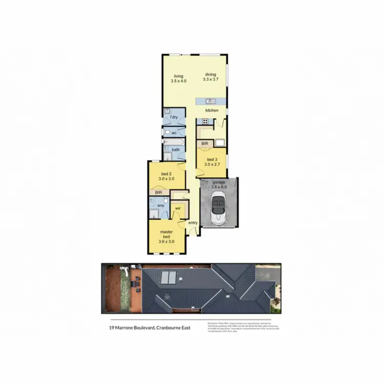 Floorplan of Homely house listing, 19 Marrone Boulevard, Cranbourne East VIC 3977