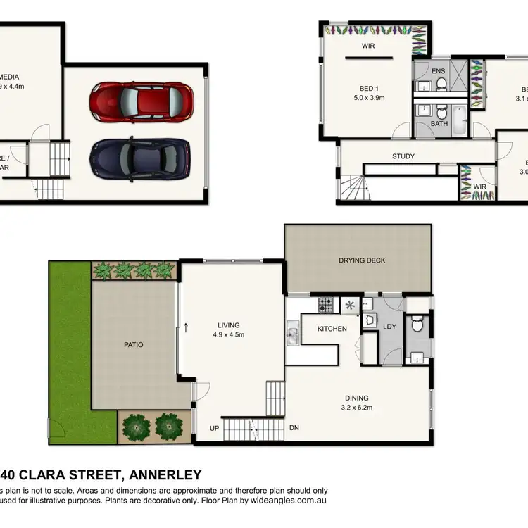Floorplan of Homely townhouse listing, 2/40 Clara Street, Annerley QLD 4103
