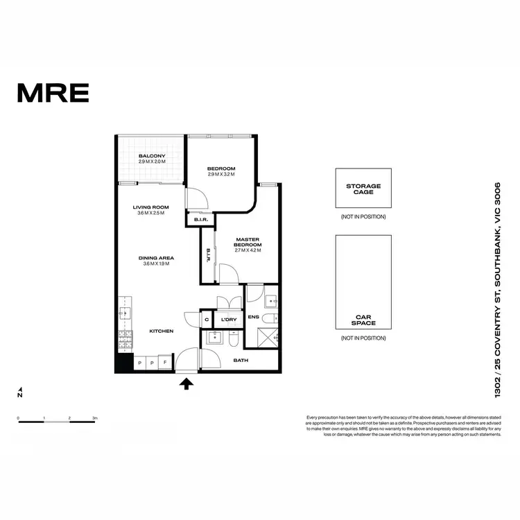 Floorplan of Homely apartment listing, 1302/25 Coventry Street, Southbank VIC 3006