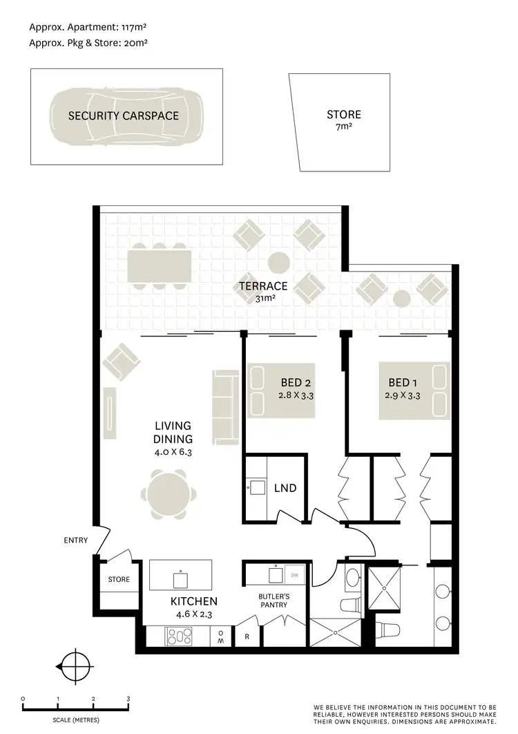 Floorplan of Homely apartment listing, 405/1 McLachlan Avenue, Rushcutters Bay NSW 2011