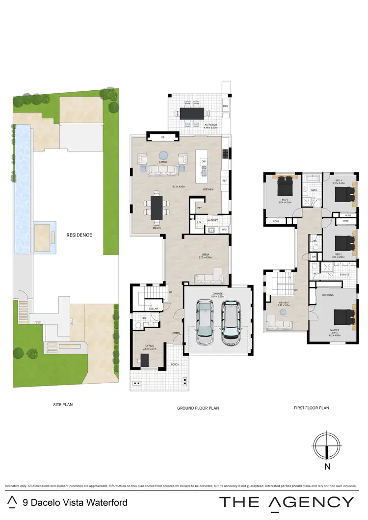 Floorplan of Homely house listing, 9 Dacelo Vista, Waterford WA 6152