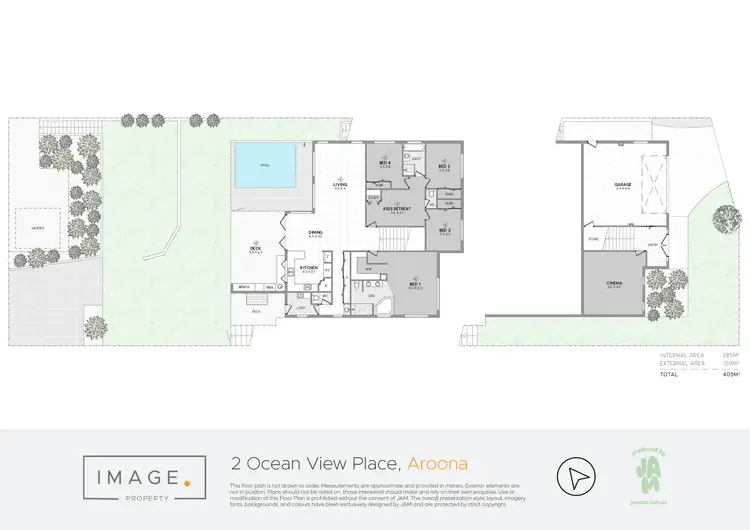 Floorplan of Homely house listing, 2 Ocean View Place, Aroona QLD 4551