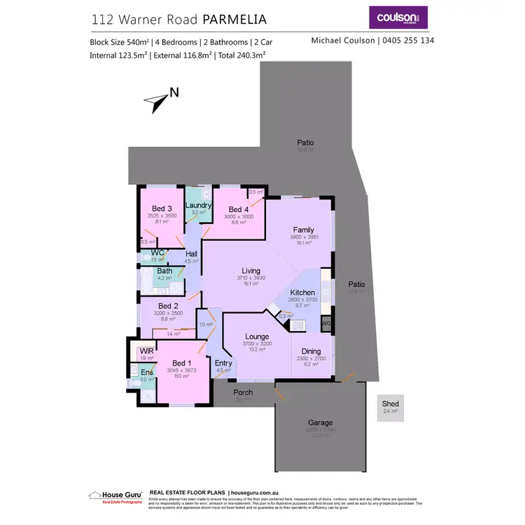 Floorplan of Homely house listing, 112 Warner Road, Parmelia WA 6167