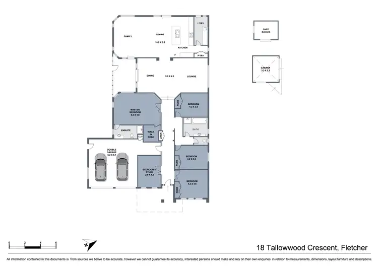 Floorplan of Homely house listing, 18 Tallowwood Crescent, Fletcher NSW 2287