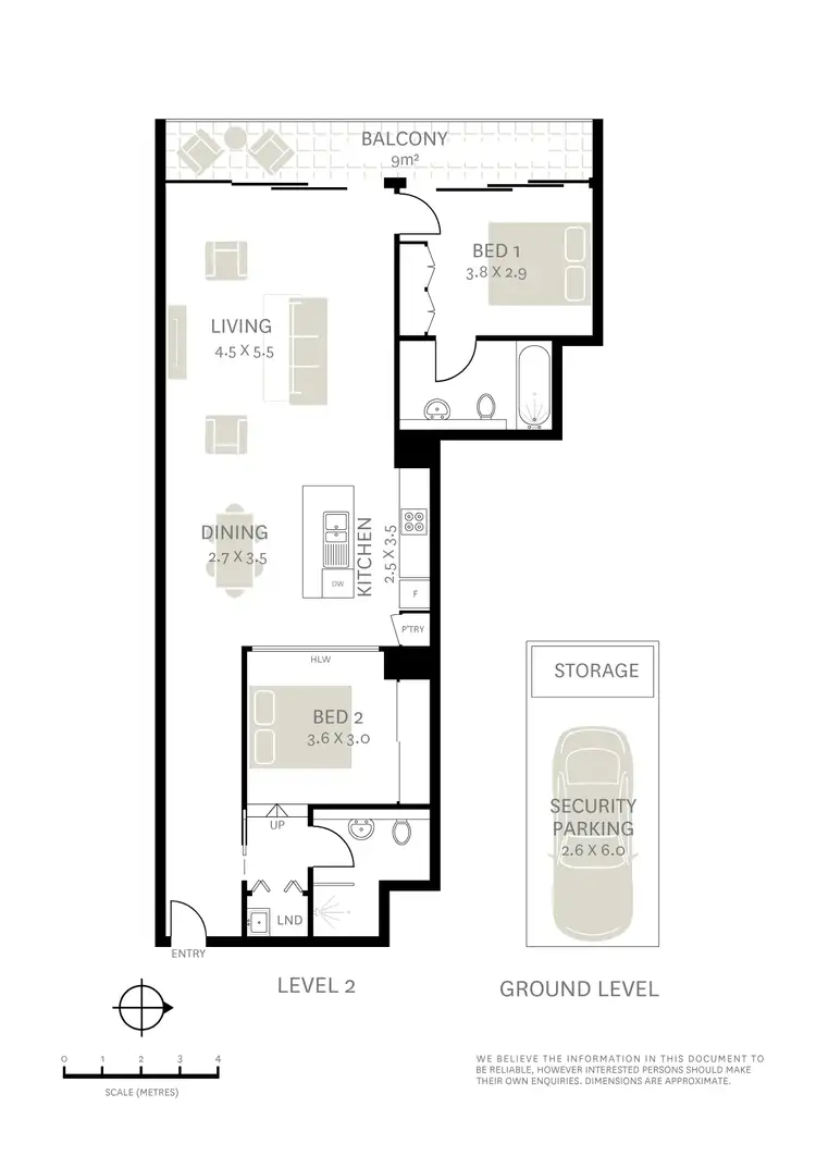 Floorplan of Homely apartment listing, 202/23 Corunna Road, Stanmore NSW 2048