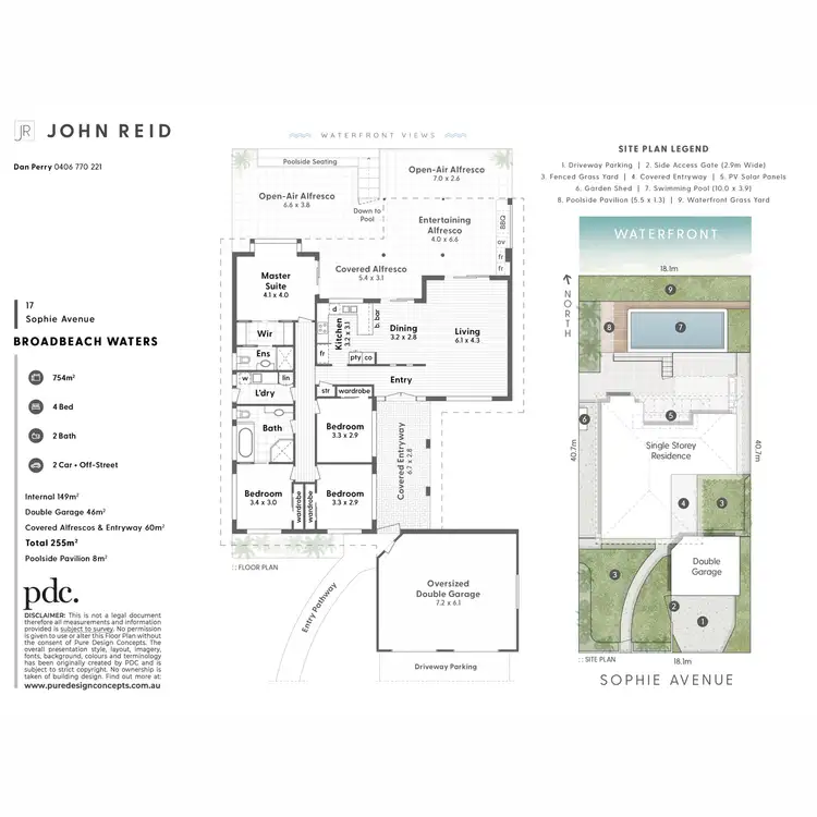 Floorplan of Homely house listing, 17 Sophie Avenue, Broadbeach Waters QLD 4218