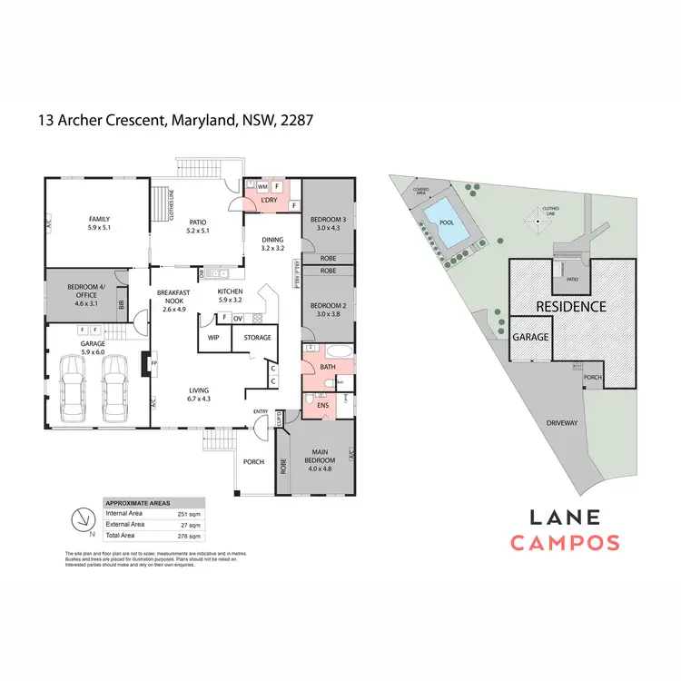Floorplan of Homely house listing, 13 Archer Crescent, Maryland NSW 2287