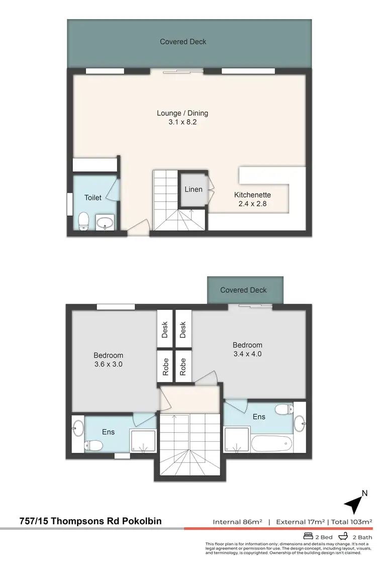 Floorplan of Homely unit listing, 757/15 Thompsons Road, Pokolbin NSW 2320