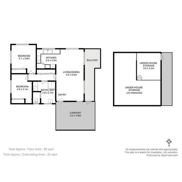 Floorplan of Homely house listing, 66 Village Drive, Kingston TAS 7050