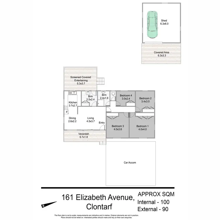 Floorplan of Homely house listing, 161 Elizabeth Avenue, Clontarf QLD 4019