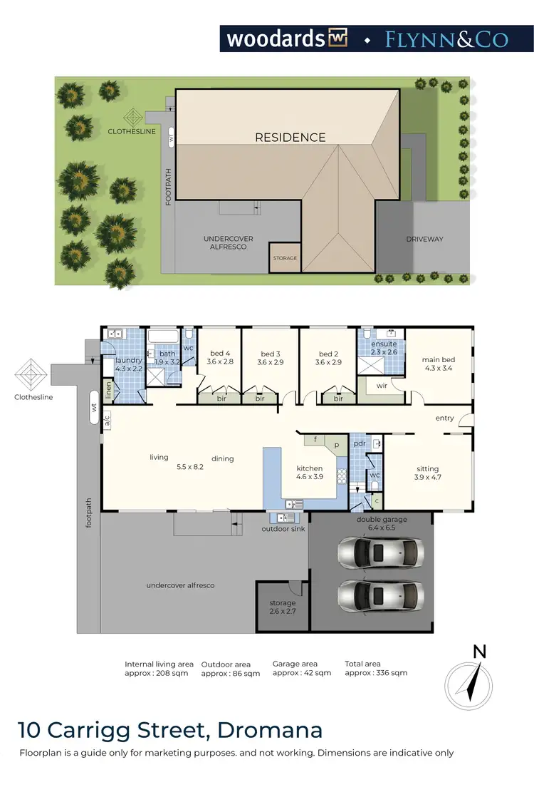 Floorplan of Homely house listing, 10 Carrigg Street, Dromana VIC 3936