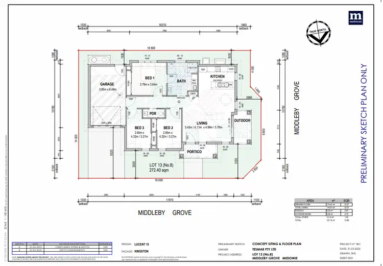 Floorplan of Homely house listing, 3 Middleby Grove, Medowie NSW 2318