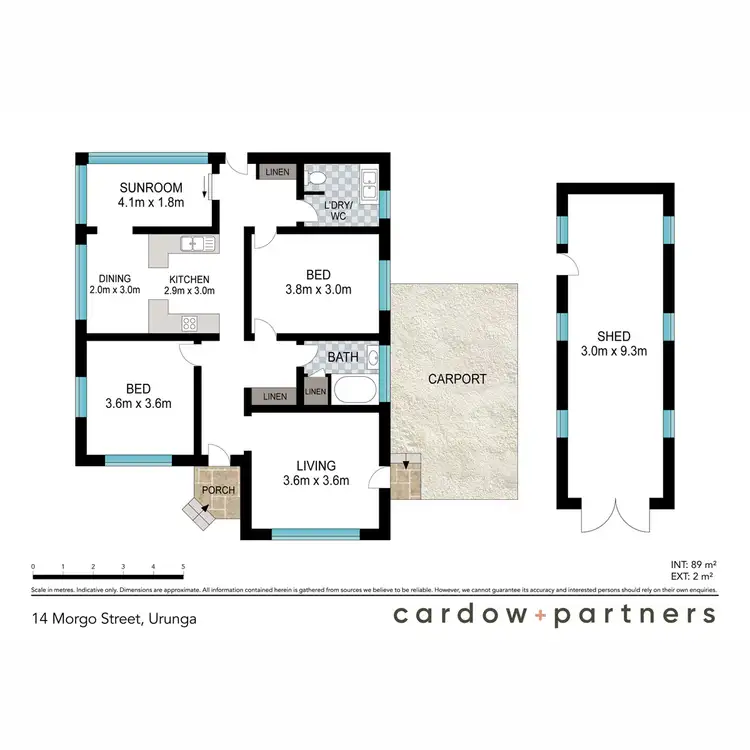 Floorplan of Homely house listing, 14 Morgo Street, Urunga NSW 2455