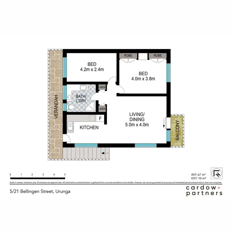 Floorplan of Homely unit listing, 5/21 Bellingen Street, Urunga NSW 2455