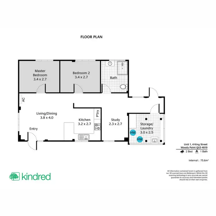 Floorplan of Homely house listing, 4 King Street, Woody Point QLD 4019