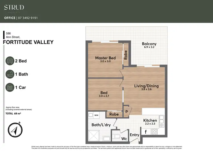 Floorplan of Homely unit listing, 38/586 Ann Street, Fortitude Valley QLD 4006