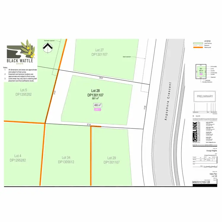Floorplan of Homely land listing, 32 Angophora Crescent, Urunga NSW 2455