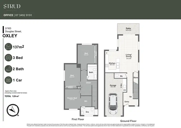 Floorplan of Homely house listing, 2/163 Douglas Street, Oxley QLD 4075