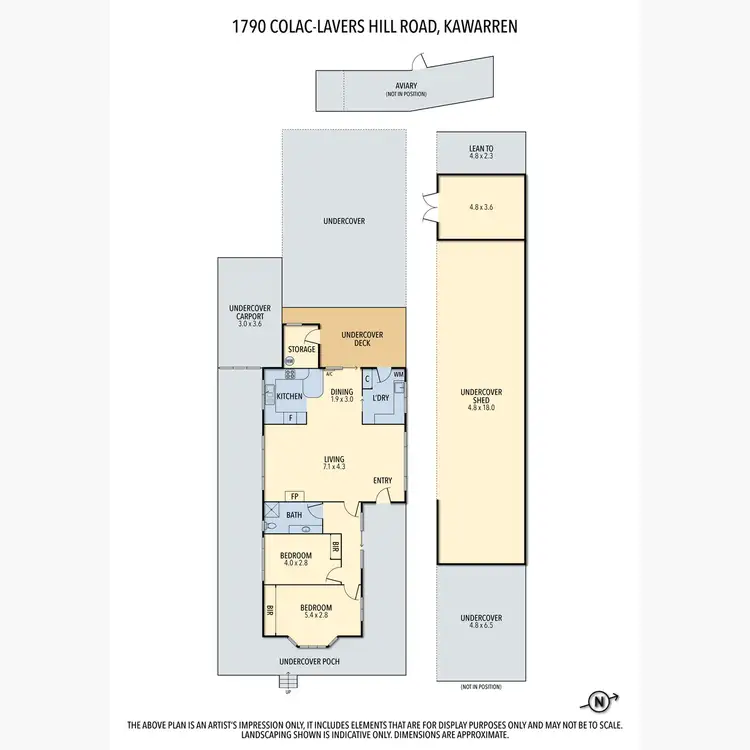Floorplan of Homely rural property listing, 1790 Colac-Lavers Hill Road, Kawarren VIC 3249