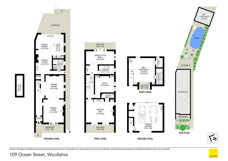 Floorplan of Homely house listing, 109 Ocean Street, Woollahra NSW 2025