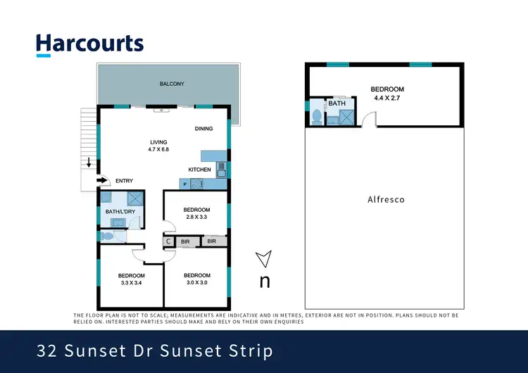 Floorplan of Homely house listing, 32 Sunset Drive, Sunset Strip VIC 3922