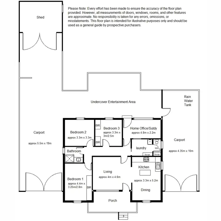Floorplan of Homely house listing, 5 Corbett Street, Port Augusta SA 5700