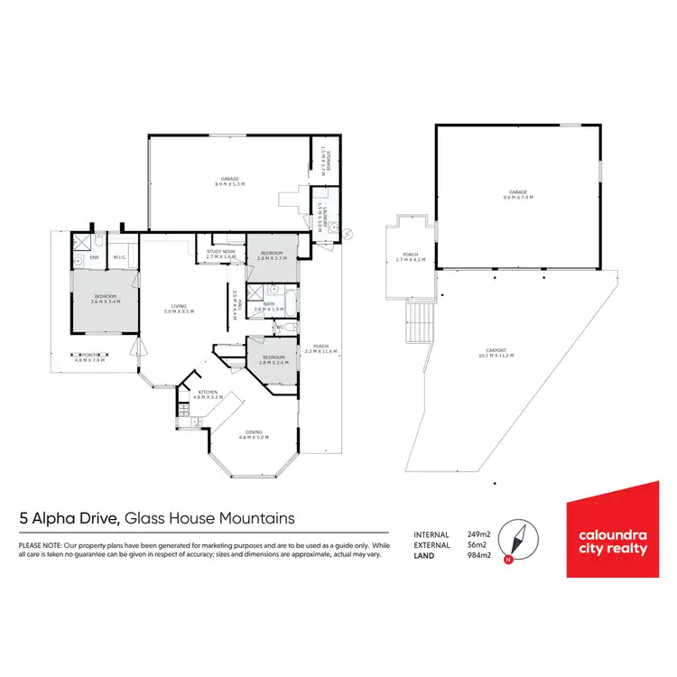 Floorplan of Homely house listing, 5 Alpha Drive, Glass House Mountains QLD 4518