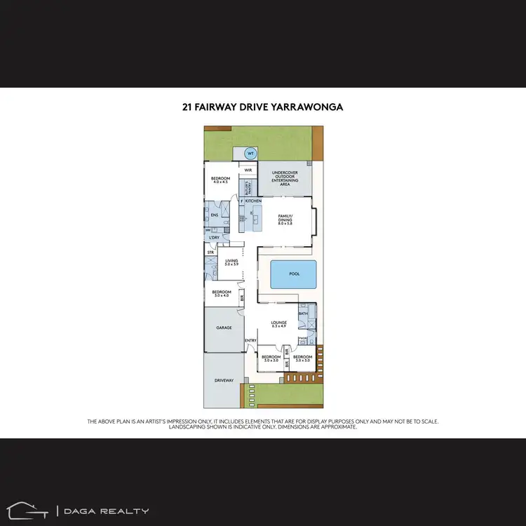 Floorplan of Homely house listing, 21 Fairway Drive, Yarrawonga VIC 3730