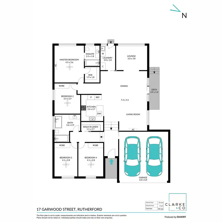 Floorplan of Homely house listing, 17 Garwood Street, Rutherford NSW 2320