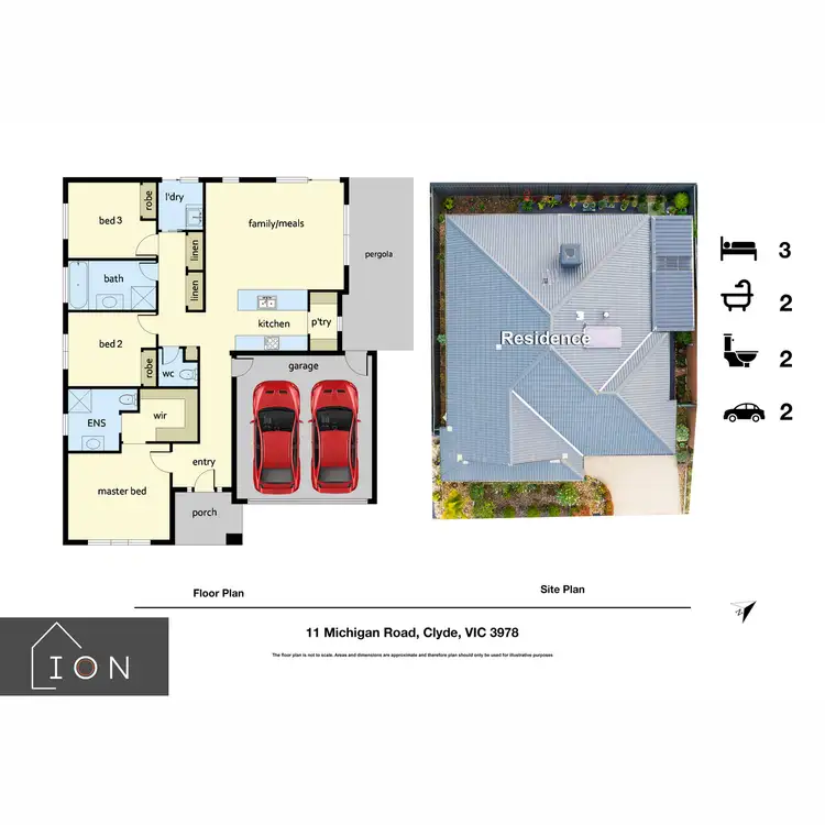Floorplan of Homely house listing, 11 Michigan Road, Clyde VIC 3978