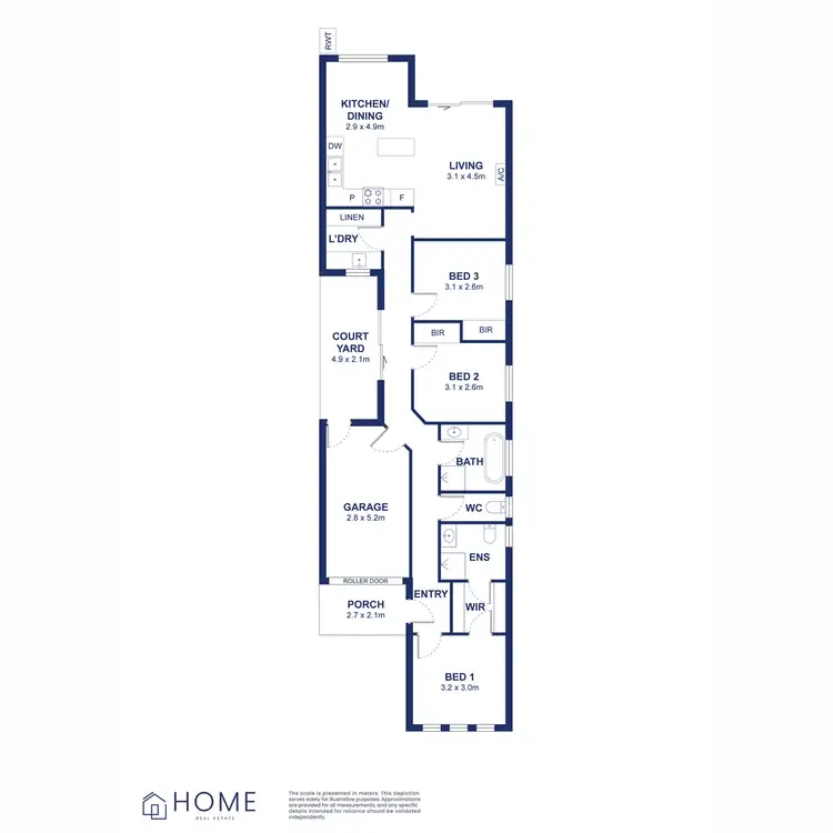 Floorplan of Homely house listing, 3 Tobitt Street, Evanston Gardens SA 5116