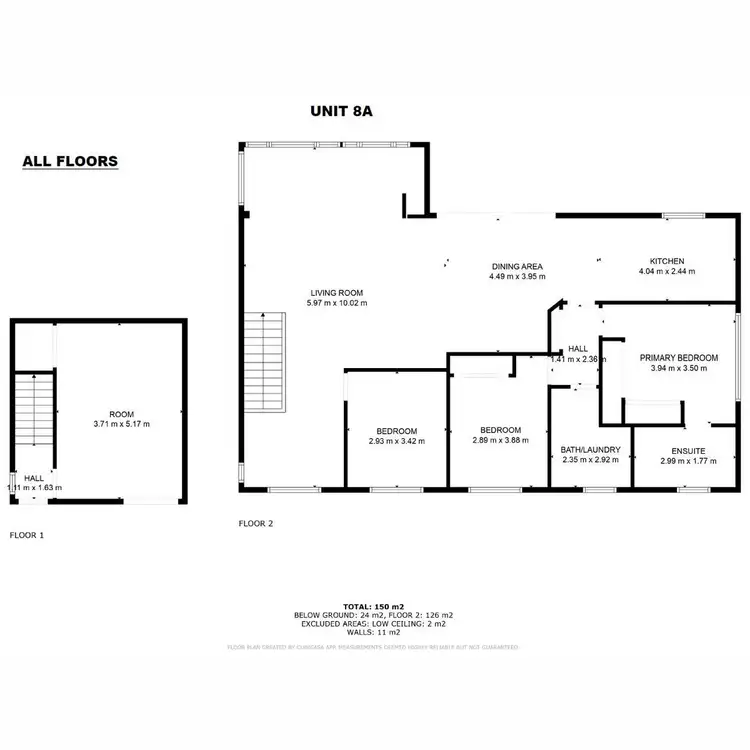 Floorplan of Homely unit listing, 8/4 Symons Avenue, Bucasia QLD 4750