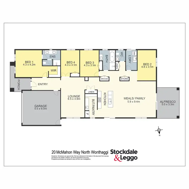 Floorplan of Homely house listing, 20 McMahon Way, North Wonthaggi VIC 3995