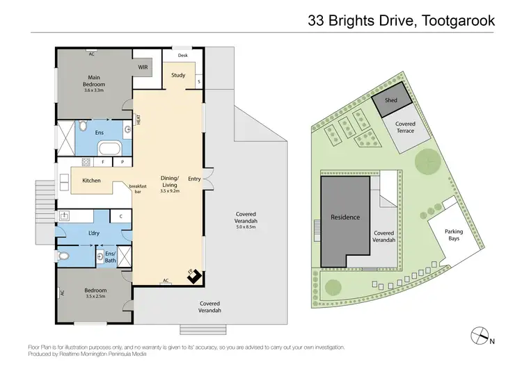 Floorplan of Homely house listing, 33 Brights Drive, Tootgarook VIC 3941