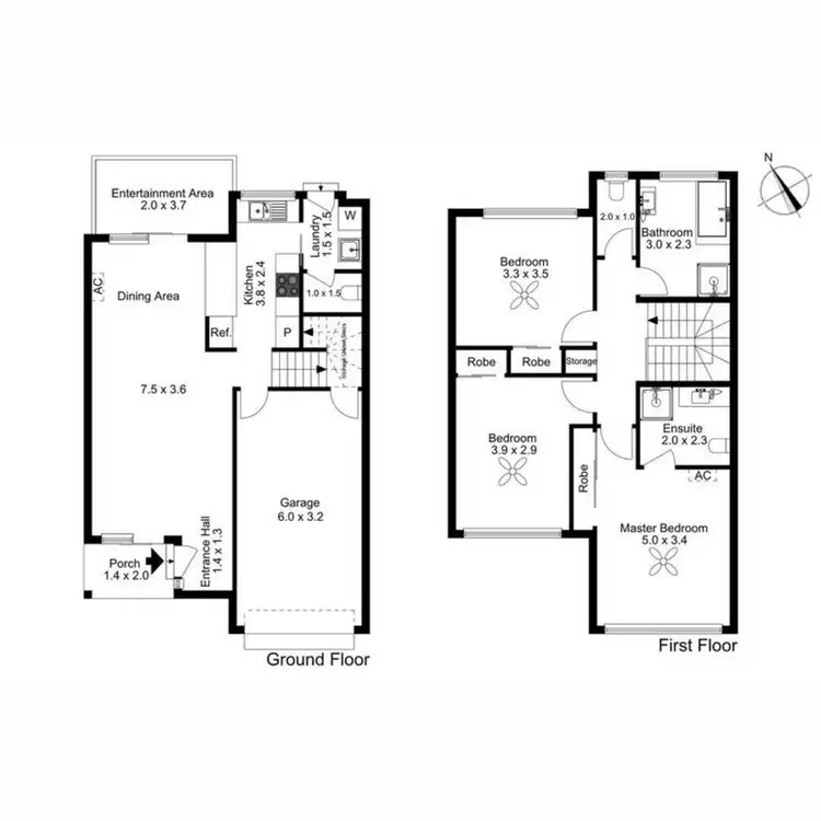 Floorplan of Homely townhouse listing, 20/89 Northquarter Drive, Murrumba Downs QLD 4503