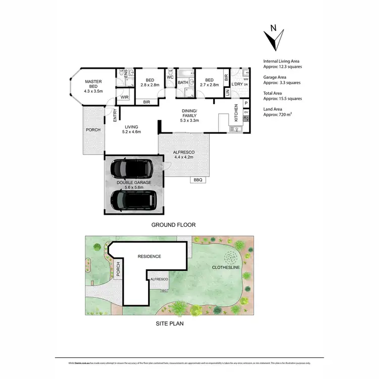 Floorplan of Homely house listing, 20 Lake View Lane, Safety Beach VIC 3936