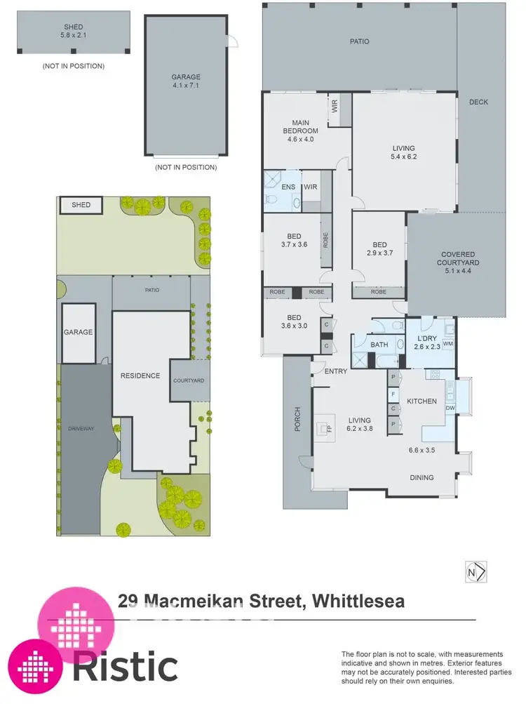 Floorplan of Homely house listing, 29 Macmeikan Street, Whittlesea VIC 3757