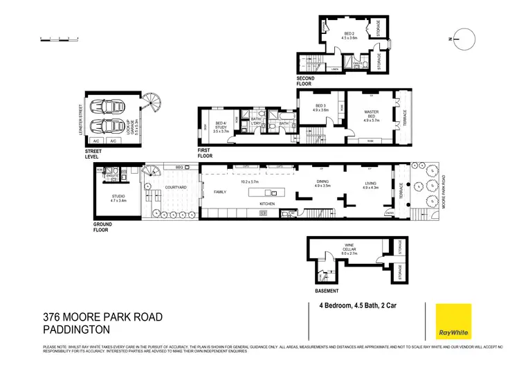 Floorplan of Homely house listing, 376 Moore Park Road, Paddington NSW 2021