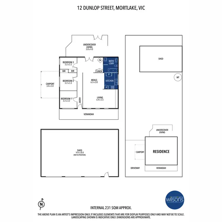 Floorplan of Homely house listing, 12 Dunlop Street, Mortlake VIC 3272