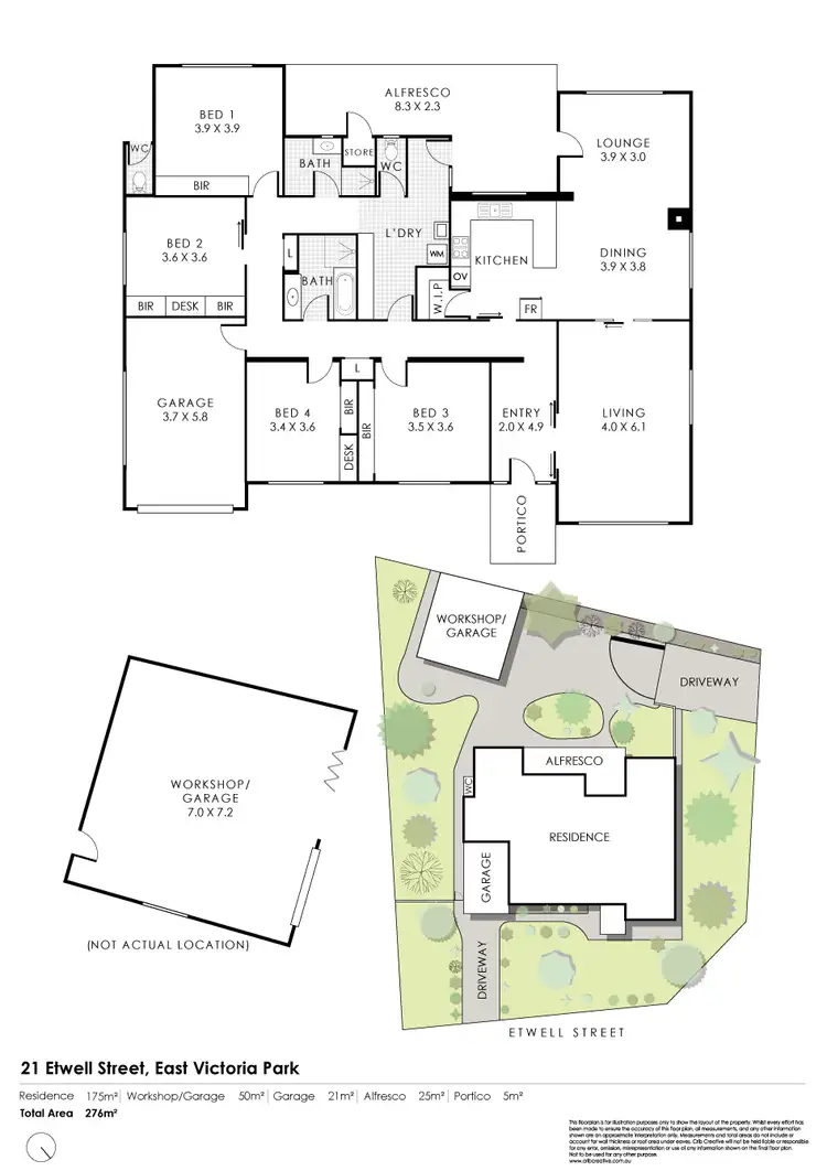Floorplan of Homely house listing, 21 Etwell Street, East Victoria Park WA 6101