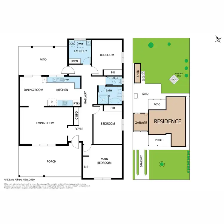 Floorplan of Homely house listing, 455 Lake Albert Road, Lake Albert NSW 2650