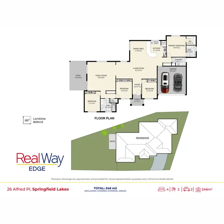 Floorplan of Homely house listing, 26 Alfred Place, Springfield Lakes QLD 4300