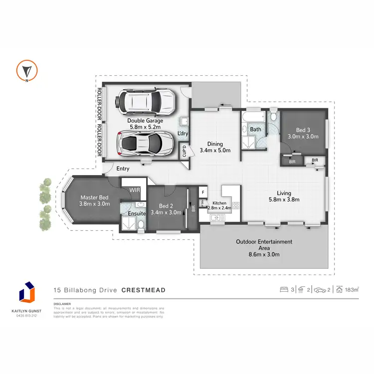 Floorplan of Homely house listing, 15 Billabong Drive, Crestmead QLD 4132