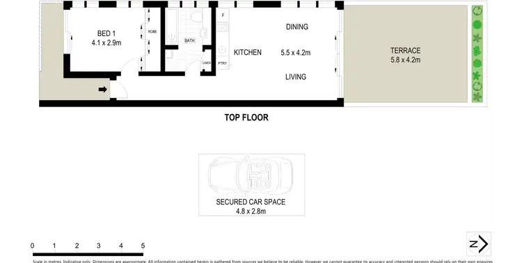 Floorplan of Homely unit listing, 29/28-36 Nursery Street, Hornsby NSW 2077