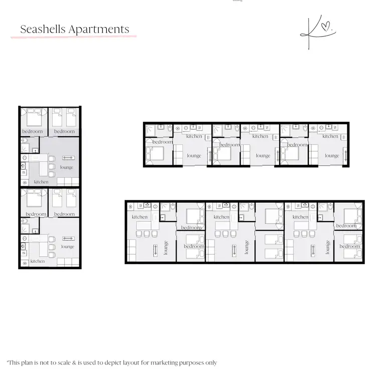 Floorplan of Homely block of units listing, 5-7 Chapman Avenue, Merimbula NSW 2548