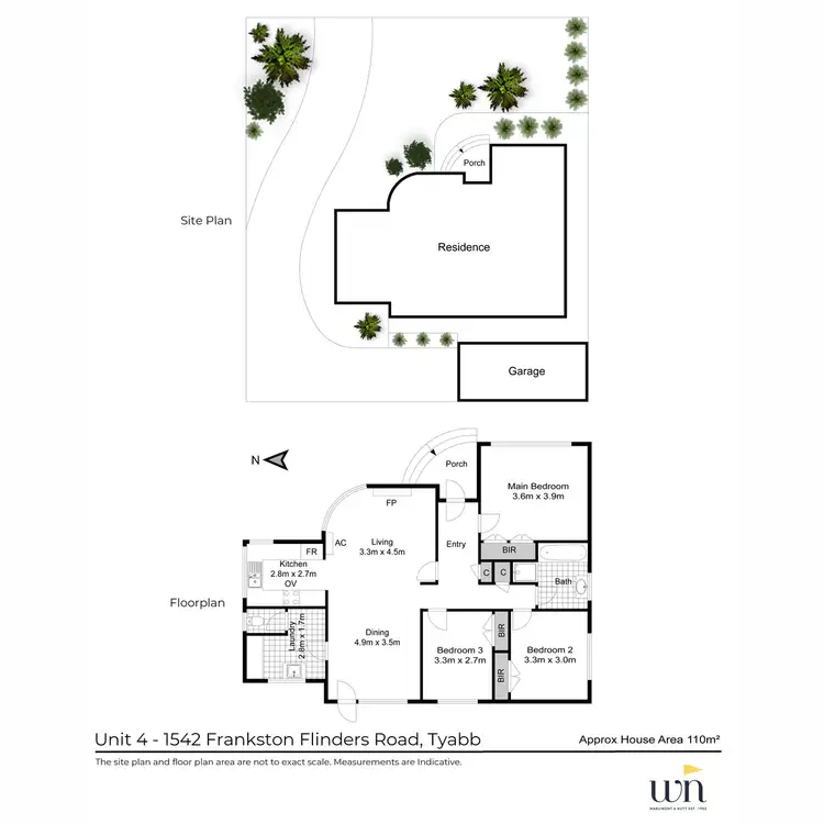 Floorplan of Homely unit listing, 4/1542 Frankston-Flinders Road, Tyabb VIC 3913