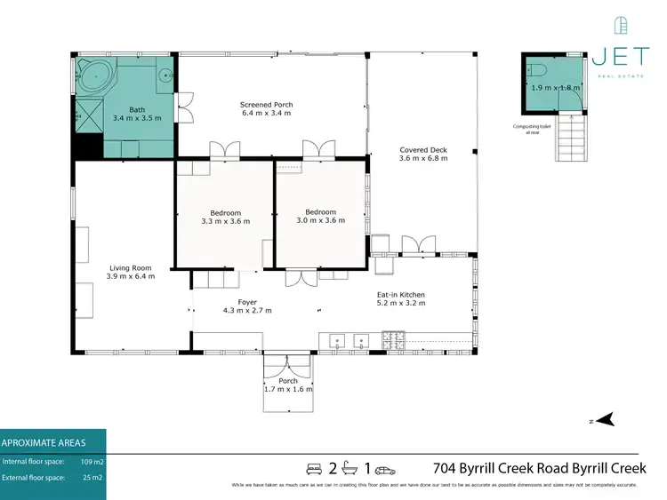 Floorplan of Homely house listing, 704 Byrrill Creek Road, Byrrill Creek NSW 2484