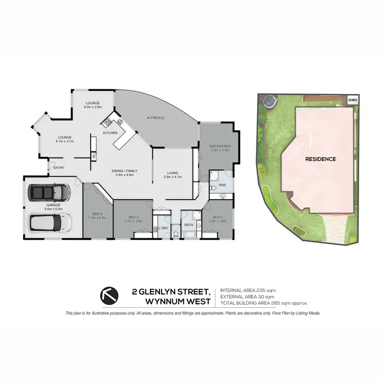 Floorplan of Homely house listing, 2 Glenlyn Street, Wynnum West QLD 4178